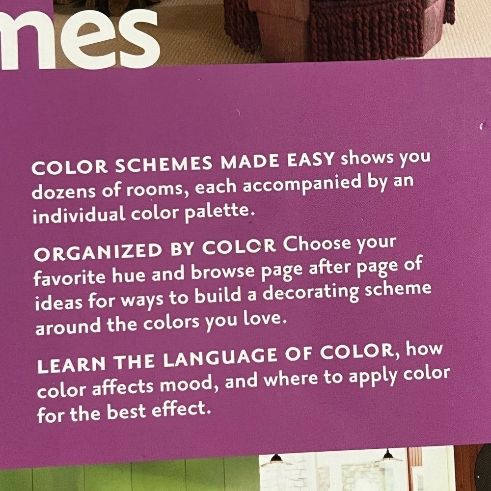 Better Homes And Gardens Color Schemes Made Easy Book Vintage 2004 - Picture 4 of 13